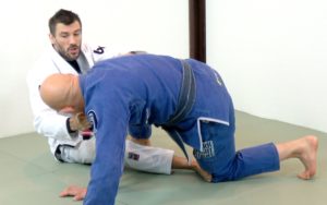 arm drag from butterfly position